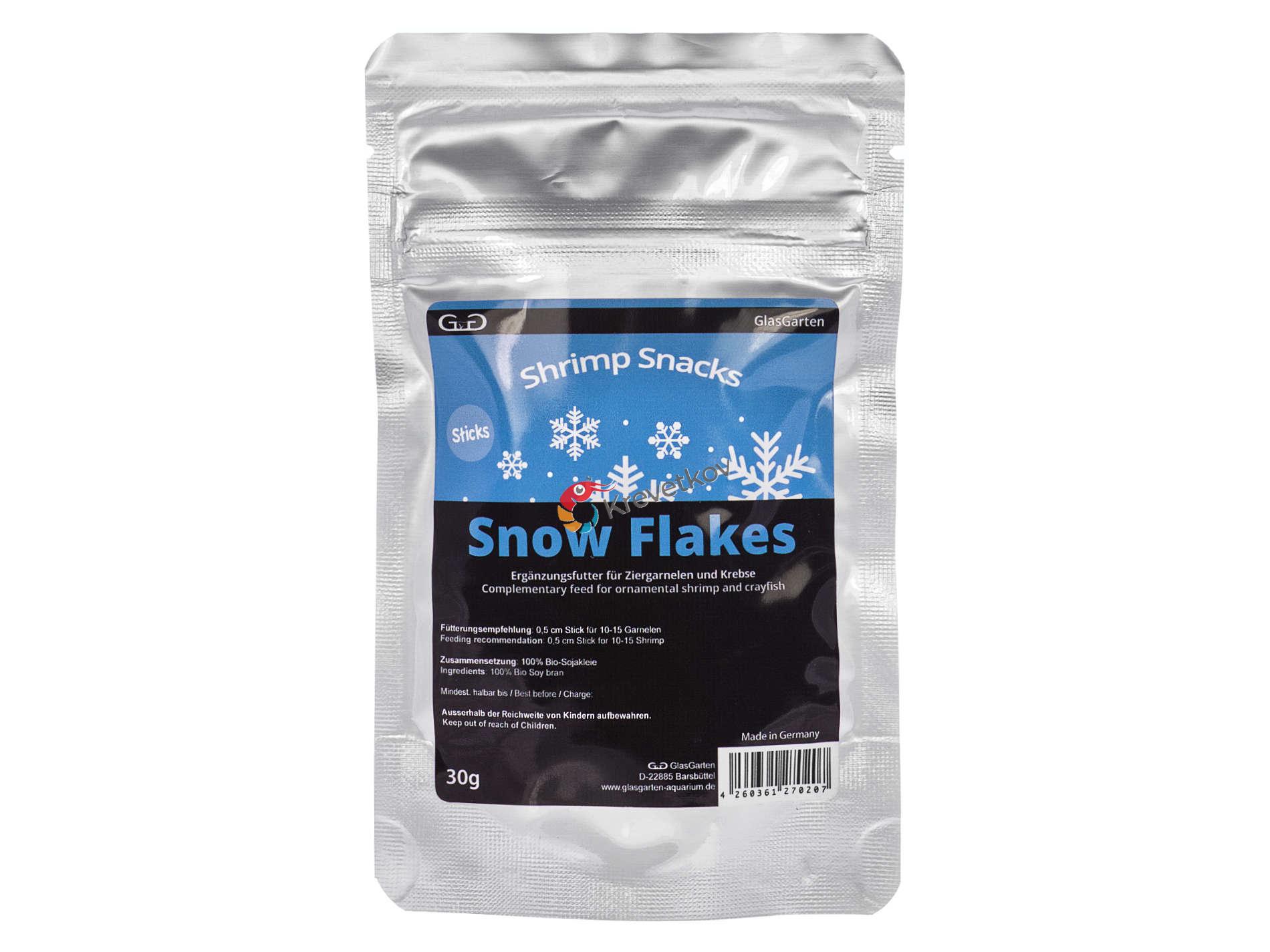 GlasGarten Shrimp Snacks Snow Flakes