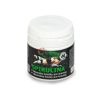 Minerální kostky pro krevety „Spirulina"